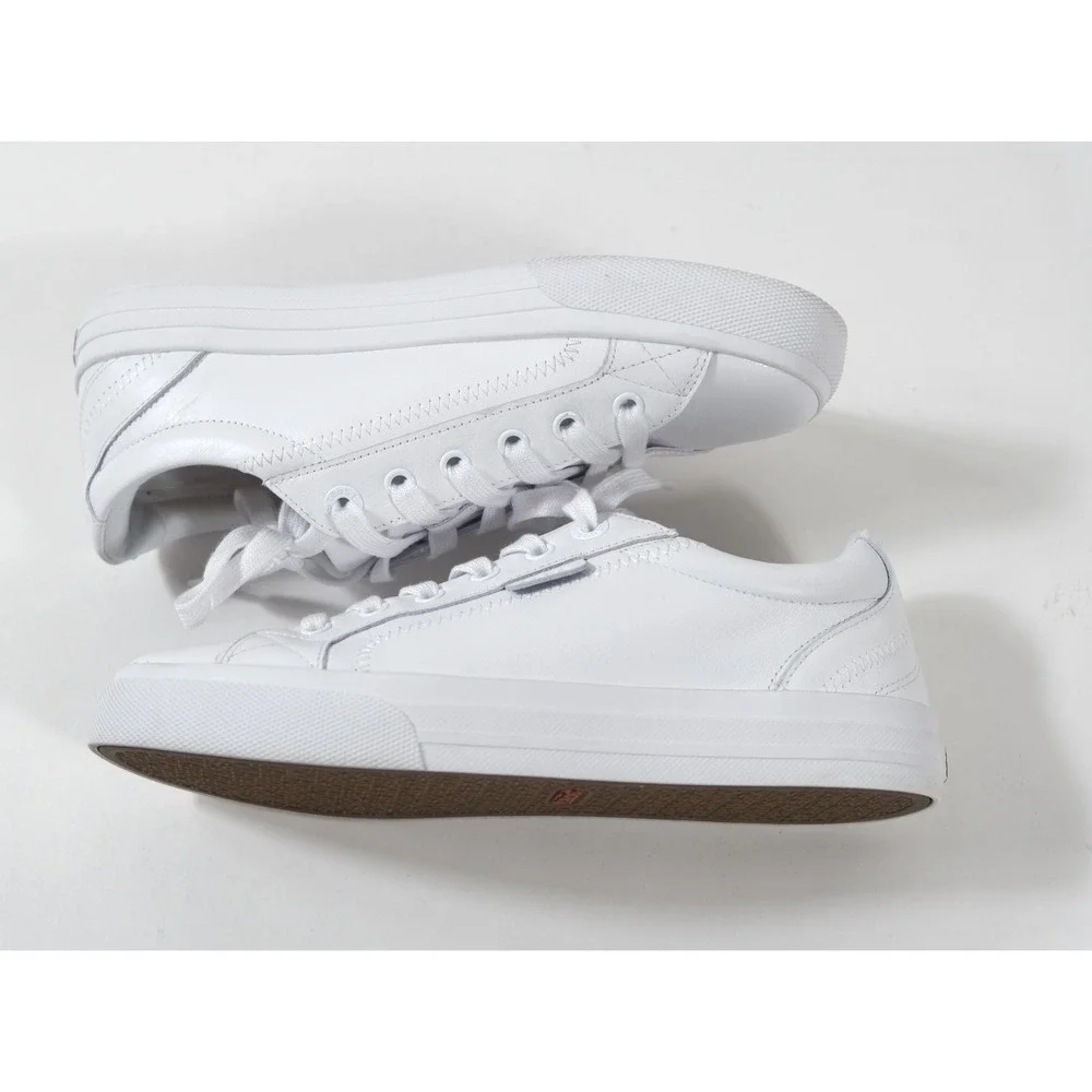 Taos Sneakers Womens 8 White Plim Soul Lux PLX-13994A Leather Low Top Shoes